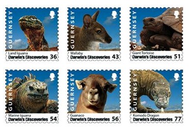 darwin-guernsey-postzegels-2009