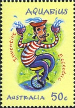 1 postzegel Waterman Australië 2007