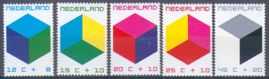 NVPH 978 - 982 - Kinderzegels 1970