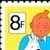Kuifje op postzegels