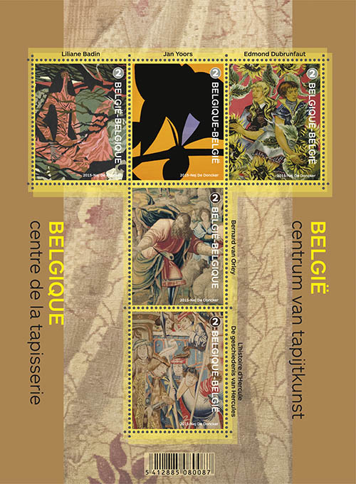 Postzegel-België-2014-België-centrum-van-tapijtkunst-26-januari