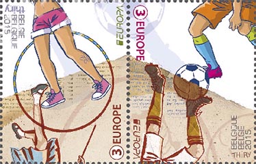 Postzegels België 2015 Europa-uitgifte, Speelgoed van alle tijden 13 april