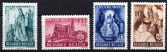 België postzegelserie met spelfout