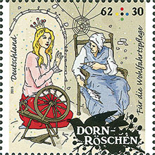 Postzegel Doornroosje Duitsland 2015