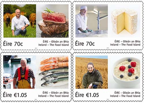 Ierland gastronomie postzegel