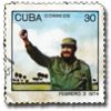 Fidel Castro op postzegel