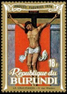 Burundi 1974 crucifix