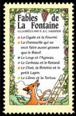 Jean de La Fontaine postzegel