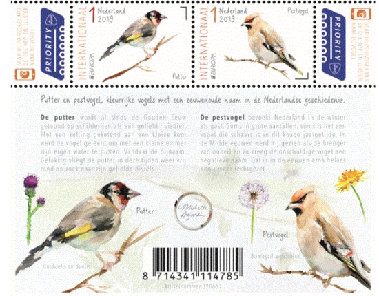 PostEurop: vogels in Nederland