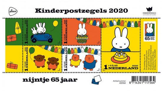 Kinderpostzegels 2020 - nijntje 65 jaar