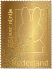 Gouden postzegel nijntje 65 jaar