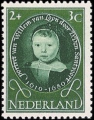 NVPH 666 - Kinderzegel 1955