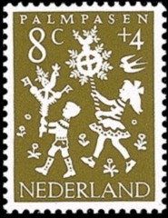 NVPH 761 - Kinderzegel 1961 - Palmpasen