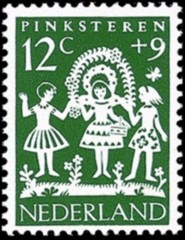 NVPH 762 - Kinderzegel 1961 - Pinksteren