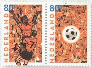 NVPH 1888 en 1889 - EK Voetbal 2000