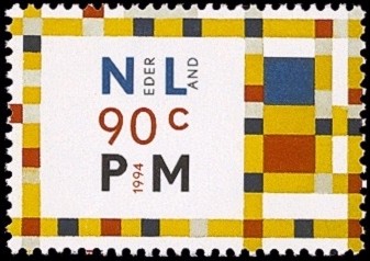 NVPH 1597 - 50e sterfdag Piet Mondriaan