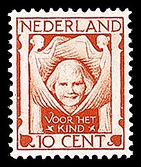 NVPH 143 - kinderzegel 1924