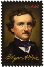 edgar-allan-poe-postzegel-2009-42c