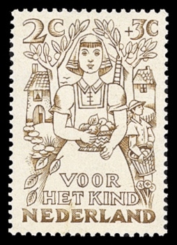 NVPH 544 - Kinderzegel 1949 - herfst