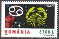 5-postzegel-kreeft-roemenie-2002