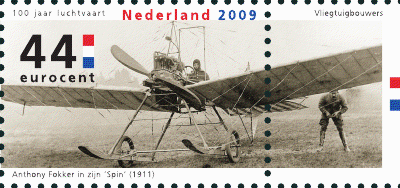 NVPH 2681 - Anthony Fokker in zijn Spin