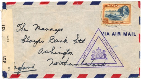 Censuurbrief Curaçao