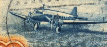 Lp zegel Curaçao 60 cent detail