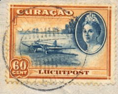 Lp zegel Curaçao 60 cent
