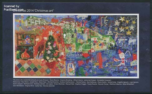 gip31415a Gibraltar kerstzege