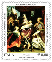 kerstzegel italië
