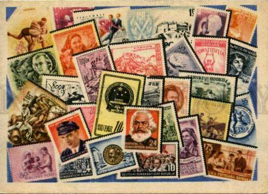 Filatelistische ansichtkaart