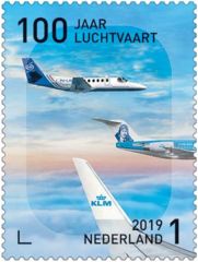 100 jaar luchtvaart postzegel 3