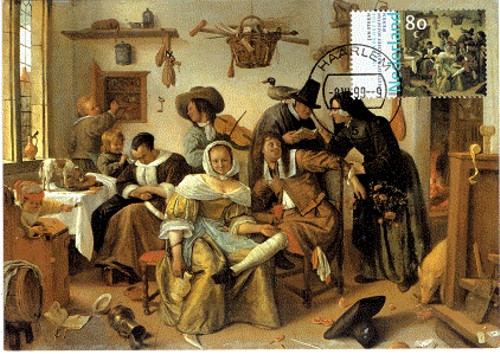 Jan Steen - In weelde siet toe