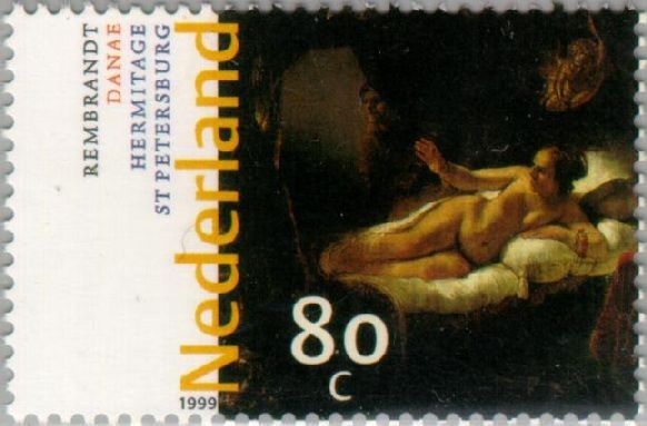 NVPH-1835-Rembrandt-Danaë