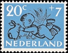 NVPH 600 - kinderzegel 1952