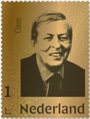 gouden postzegel prins Claus gouden postzegel prins Claus