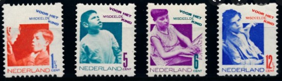 NVPH 240/241/242/243 - Kinderzegels 1931