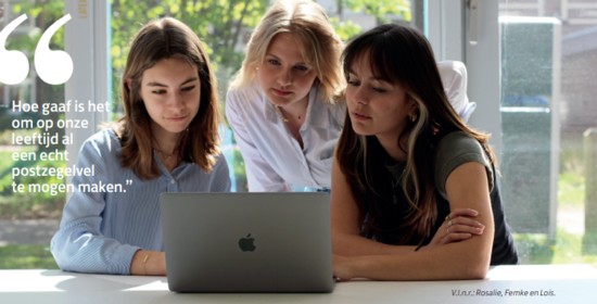 Rosalie, Femke en Lois