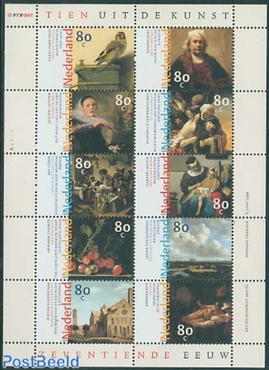 Tien uit de kunst - 1999